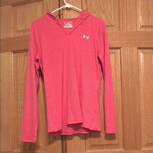 Under Armour Pink Hoodie for Athletic Comfort